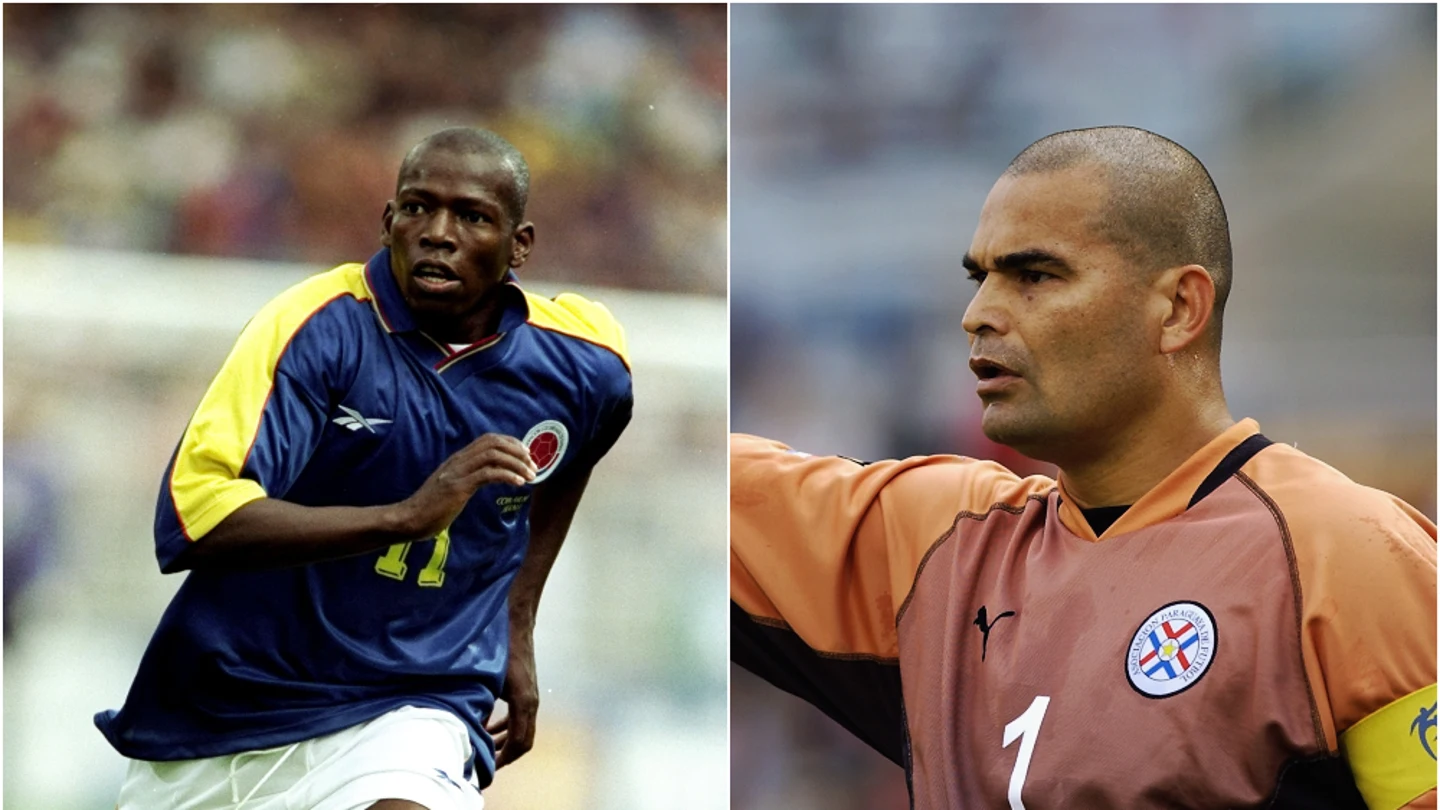Asprilla y Chilavert Asprilla y Chilavert