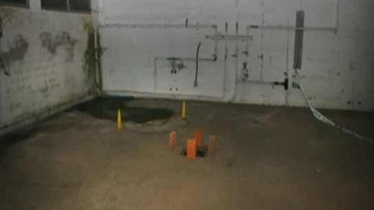 Sótano de la nave donde se halló a Diana Quer Sótano de la nave donde se halló a Diana Quer
