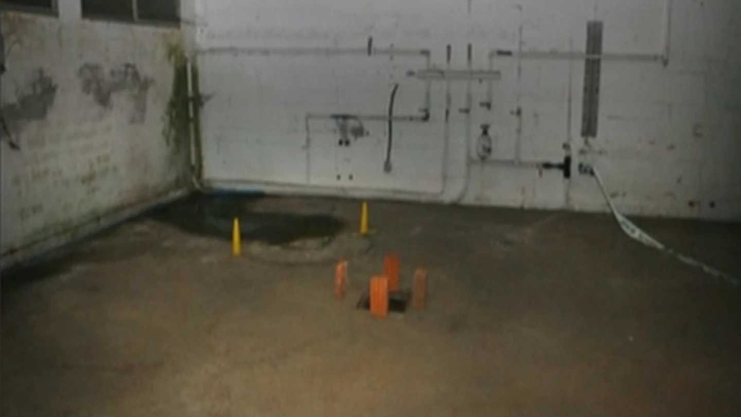 Sótano de la nave donde se halló a Diana Quer Sótano de la nave donde se halló a Diana Quer