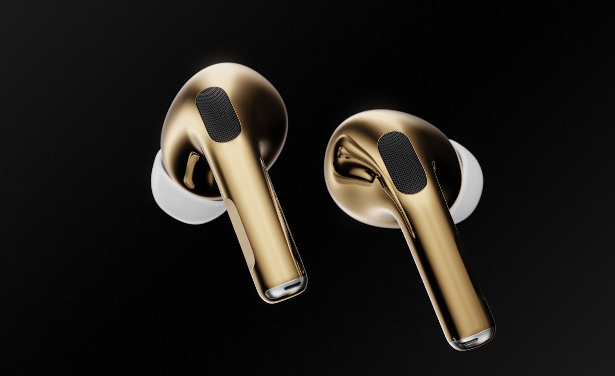 AirPods Gold Edition de Caviar