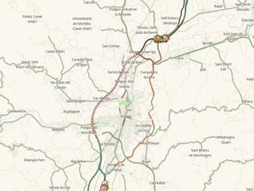 Mapa del estado de las carreteras en Girona Mapa del estado de las carreteras en Girona