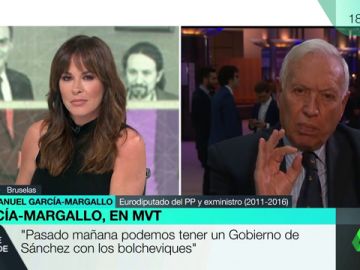 García-Margallo: "Pasado mañana podemos tener un Gobierno de Sánchez con los bolcheviques" García-Margallo: "Pasado mañana podemos tener un Gobierno de Sánchez con los bolcheviques"