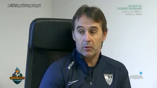 Julen Lopetegui y su momento más duro: "Todos tenemos familia" Julen Lopetegui y su momento más duro: "Todos tenemos familia"