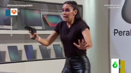 El mal rato de Cristina Pedroche durante un experimento de El Hormiguero