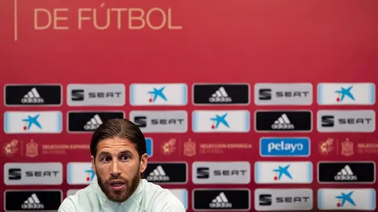 El capitán de la Selección Española, Sergio Ramos. El capitán de la Selección Española, Sergio Ramos.