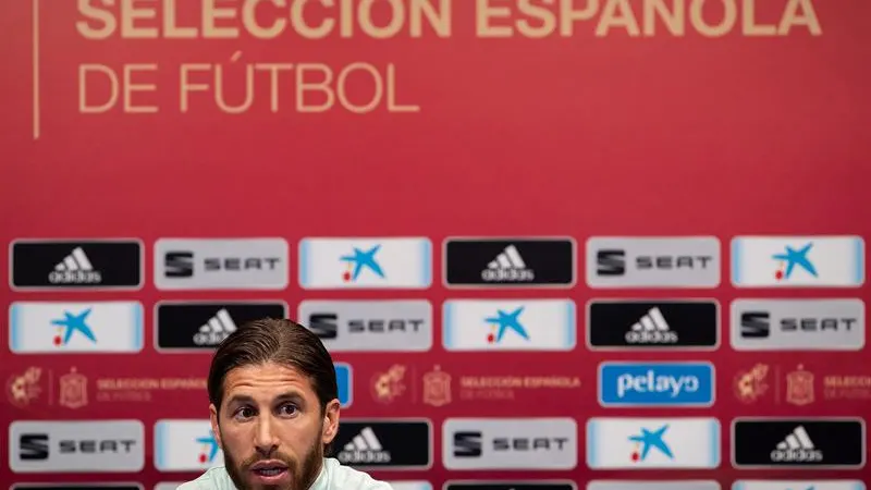 El capitán de la Selección Española, Sergio Ramos. 