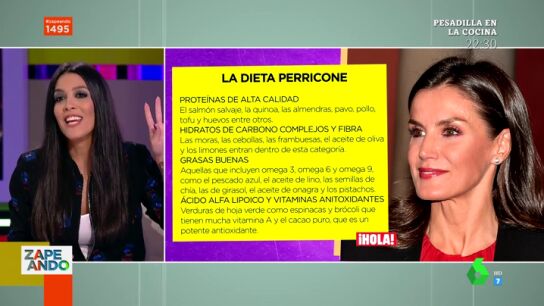 Lorena Castell analiza la sorprendente dieta de la reina Letizia: