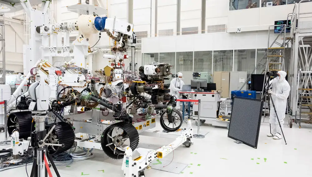 Pruebas efectuadas este verano al 'rover' de la misión Mars 2020