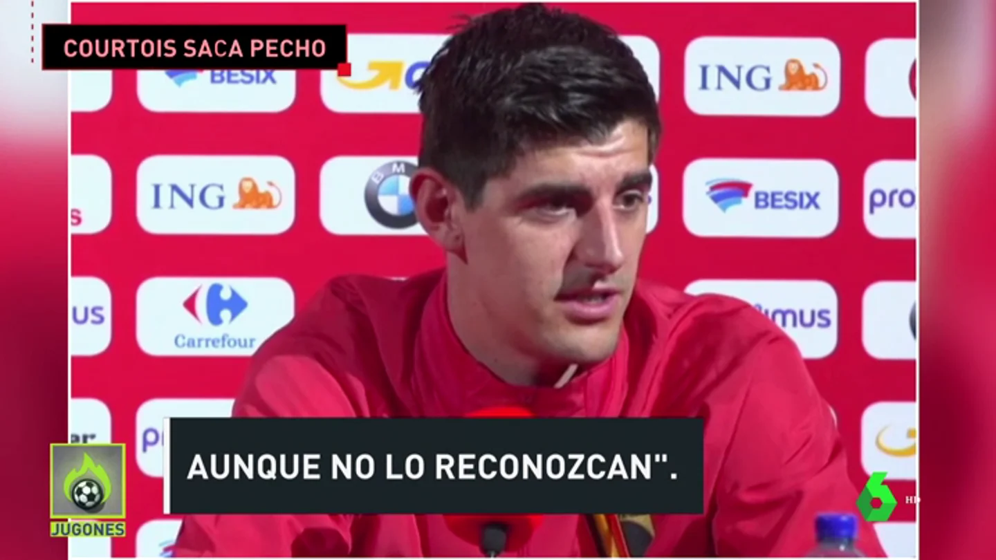 Courtois saca pecho: "Soy de los mejores" Courtois saca pecho: "Soy de los mejores"