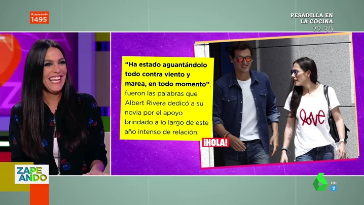 ¿Deja Albert Rivera la política por Malú? Lorena Castell analiza los detalles que consolidan su relación