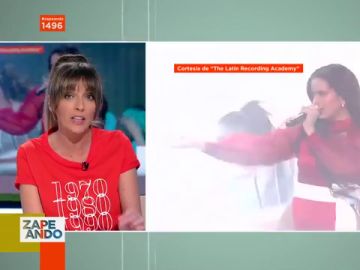 La reacción de Anna Simon a la actuación de Rosalía en los Latin Grammy La reacción de Anna Simon a la actuación de Rosalía en los Latin Grammy