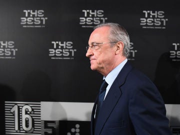 Florentino Pérez, en la última gala de los premios 'The Best'