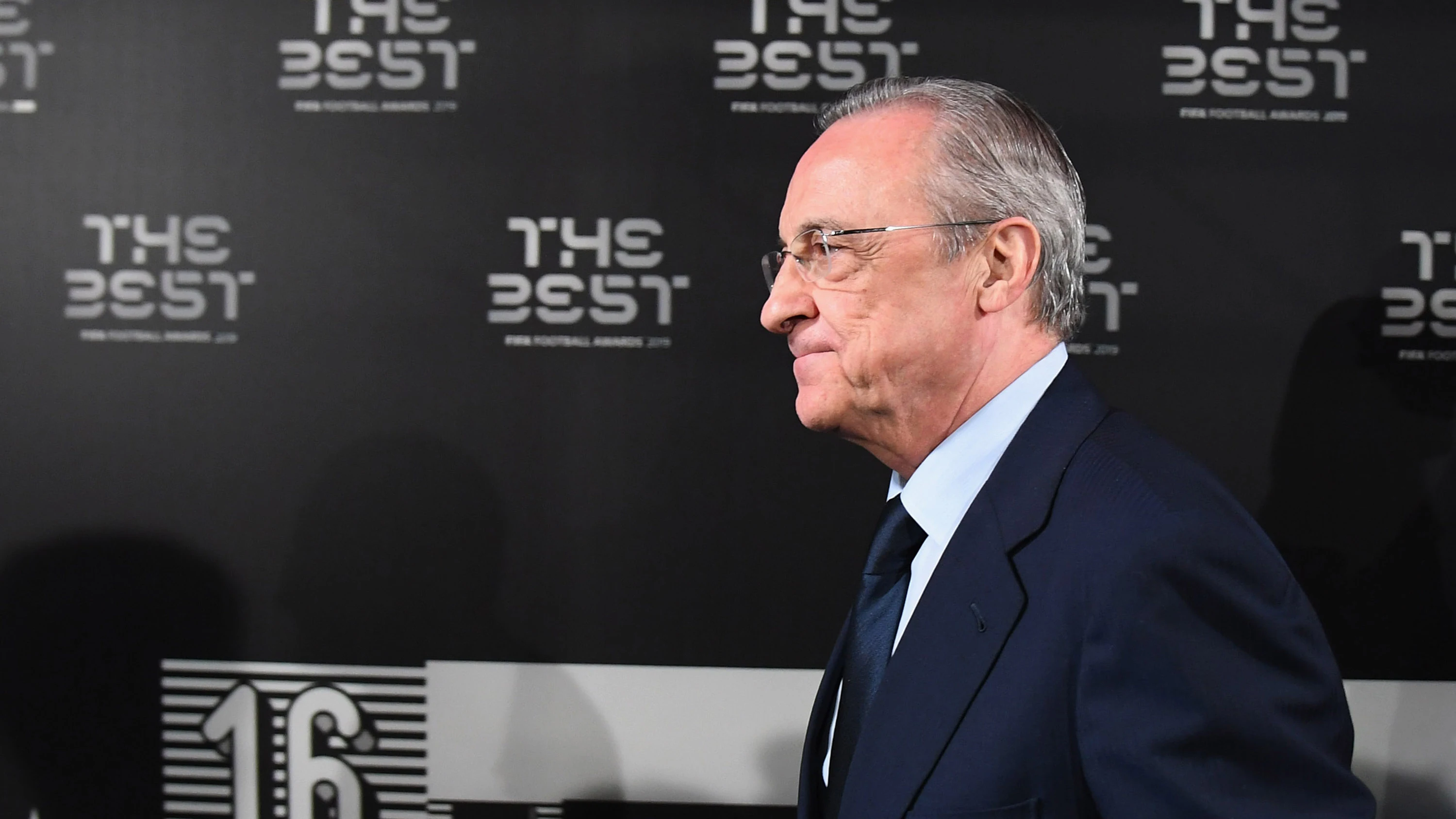 Florentino Pérez, en la última gala de los premios 'The Best'