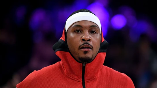 Carmelo Anthony, en un partido de los Houston Rockets Carmelo Anthony, en un partido de los Houston Rockets