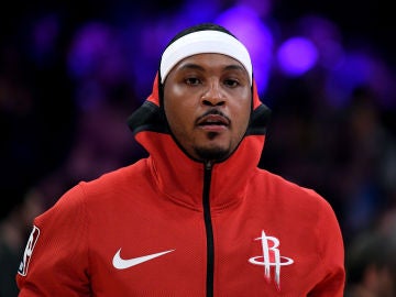 Carmelo Anthony, en un partido de los Houston Rockets Carmelo Anthony, en un partido de los Houston Rockets