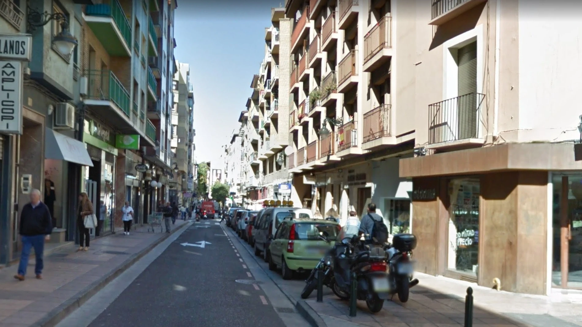La Calle Mayor de Zaragoza, una zona cercana a donde ocurrieron los hechos