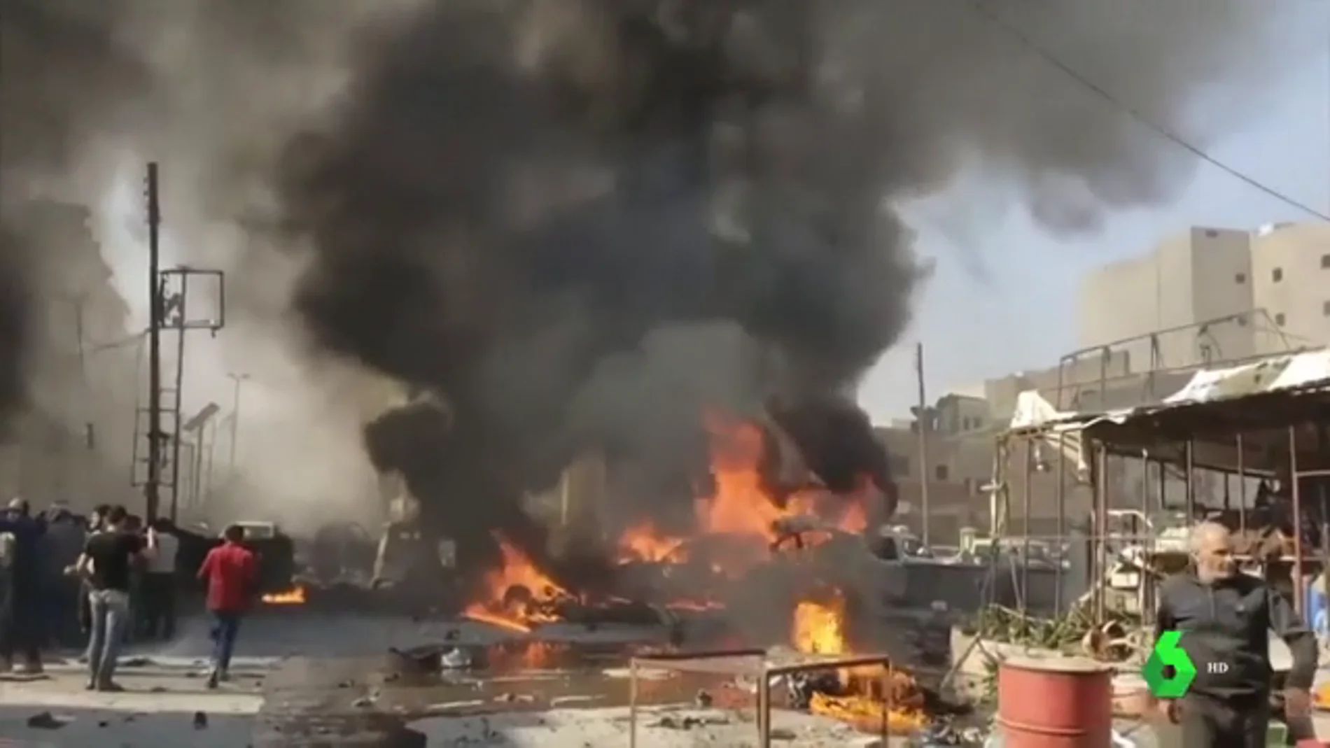 Explosión de un coche bomba en Siria