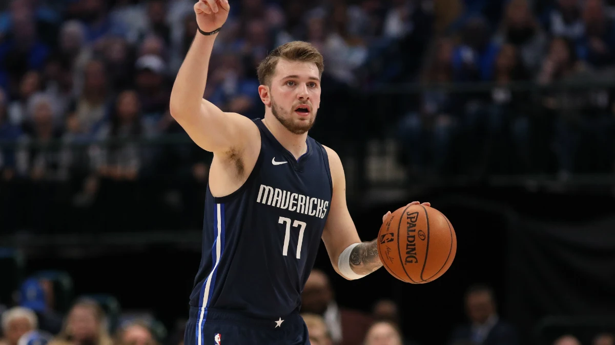 Luka Doncic, con los Mavericks