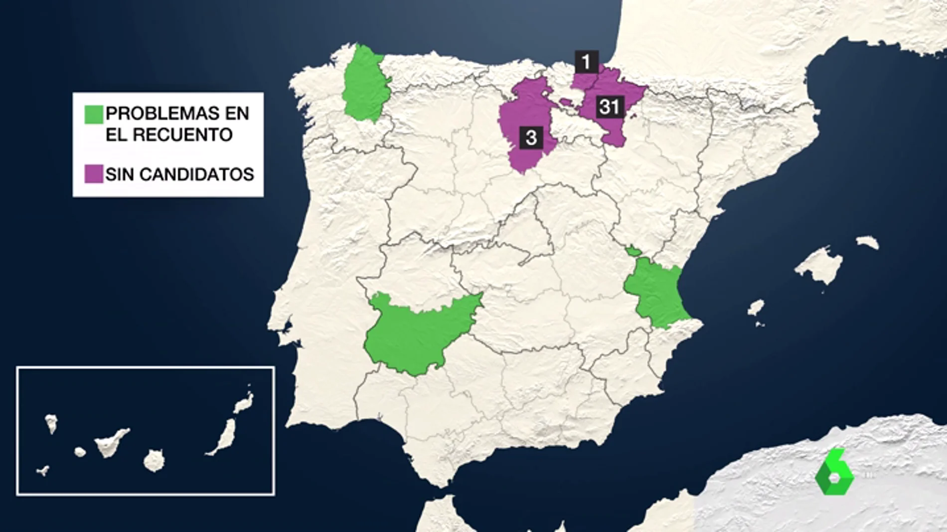 38 municipios de toda España repiten sus elecciones locales