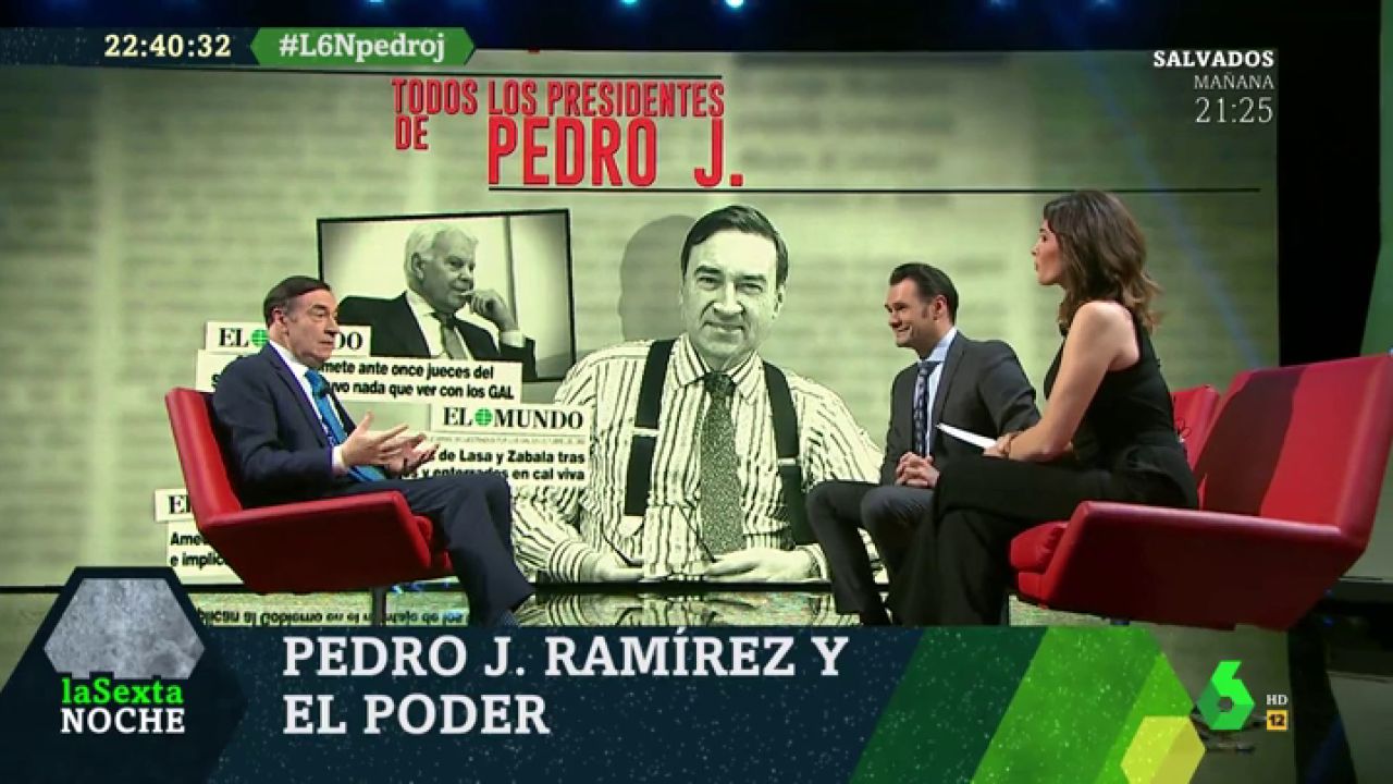 La relación de Pedro J. Ramírez con Felipe González: "Es inmoral, creó una trama de terrorismo de Estado" - LaSexta