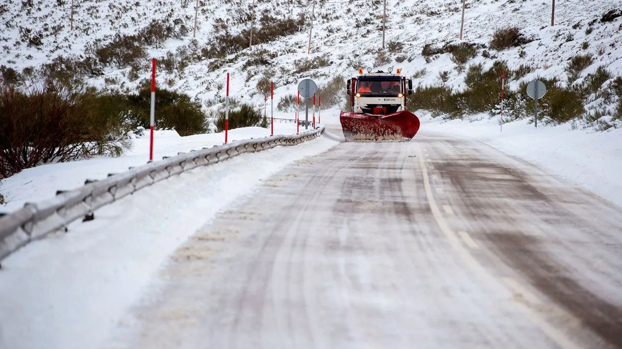 Nevada en La Lomba, Cantabria