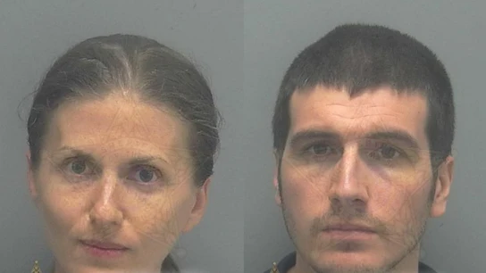 Sheila y Ryan O'Leary tras ser detenidos Sheila y Ryan O'Leary tras ser detenidos