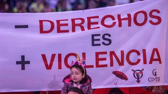 Manifestación contra la violencia machista