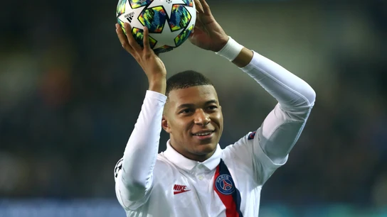 Kylian Mbappé durante un encuentro con el París Saint Germain Kylian Mbappé durante un encuentro con el París Saint Germain