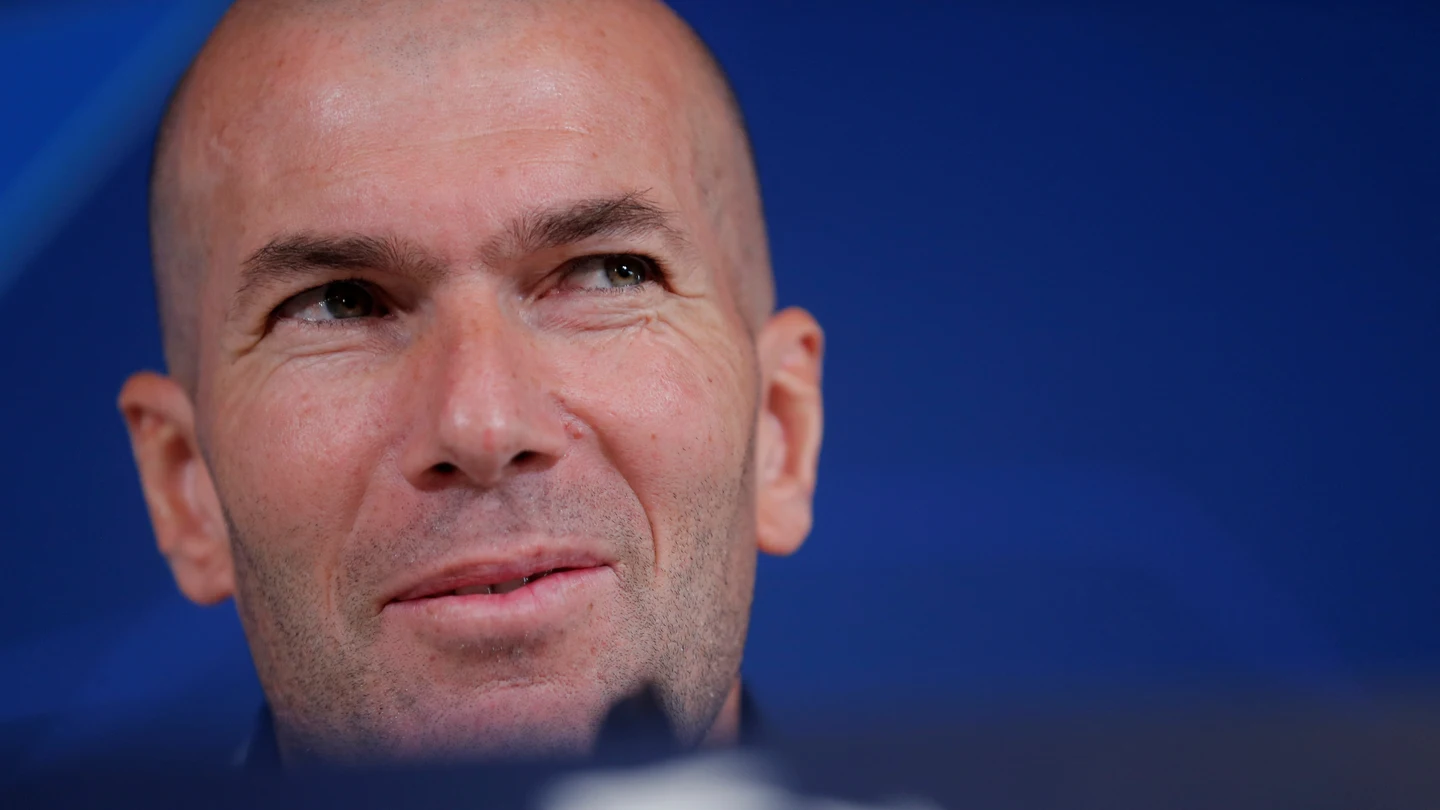 Zidane, en rueda de prensa Zidane, en rueda de prensa