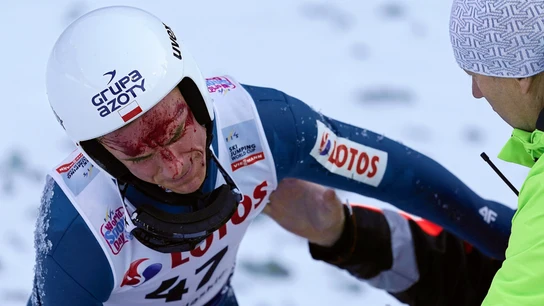 Accidente de Piotr Zyla Accidente de Piotr Zyla