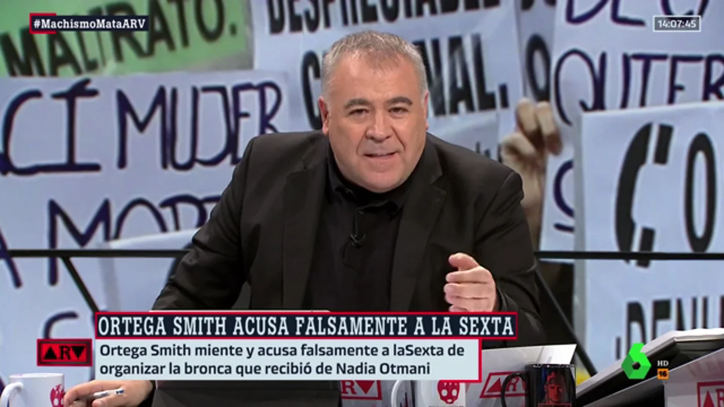 Ferreras responde a las mentiras de Ortega Smith (Vox) contra laSexta: "Queda en evidencia ante una víctima y arremete contra nosotros" Ferreras responde a las mentiras de Ortega Smith (Vox) contra laSexta: "Queda en evidencia ante una víctima y arremete contra nosotros"