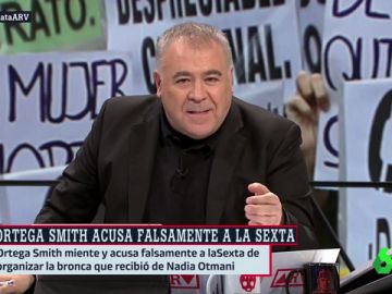 Ferreras responde a las mentiras de Ortega Smith (Vox) contra laSexta: "Queda en evidencia ante una víctima y arremete contra nosotros" Ferreras responde a las mentiras de Ortega Smith (Vox) contra laSexta: "Queda en evidencia ante una víctima y arremete contra nosotros"
