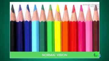 Test de agudeza visual: ¿de qué colores ves estos lápices?