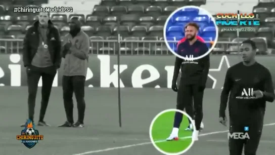¿Continúa Neymar lesionado? 'El Chiringuito' descubre sus gestos de dolor durante un entrenamiento ¿Continúa Neymar lesionado? 'El Chiringuito' descubre sus gestos de dolor durante un entrenamiento