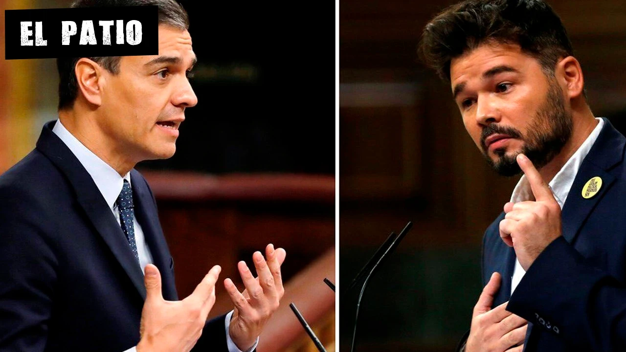 Pedro Sánchez y Gabriel Rufián