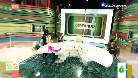 La reacción de los zapeadores al susto de Miki Nadal La reacción de los zapeadores al susto de Miki Nadal
