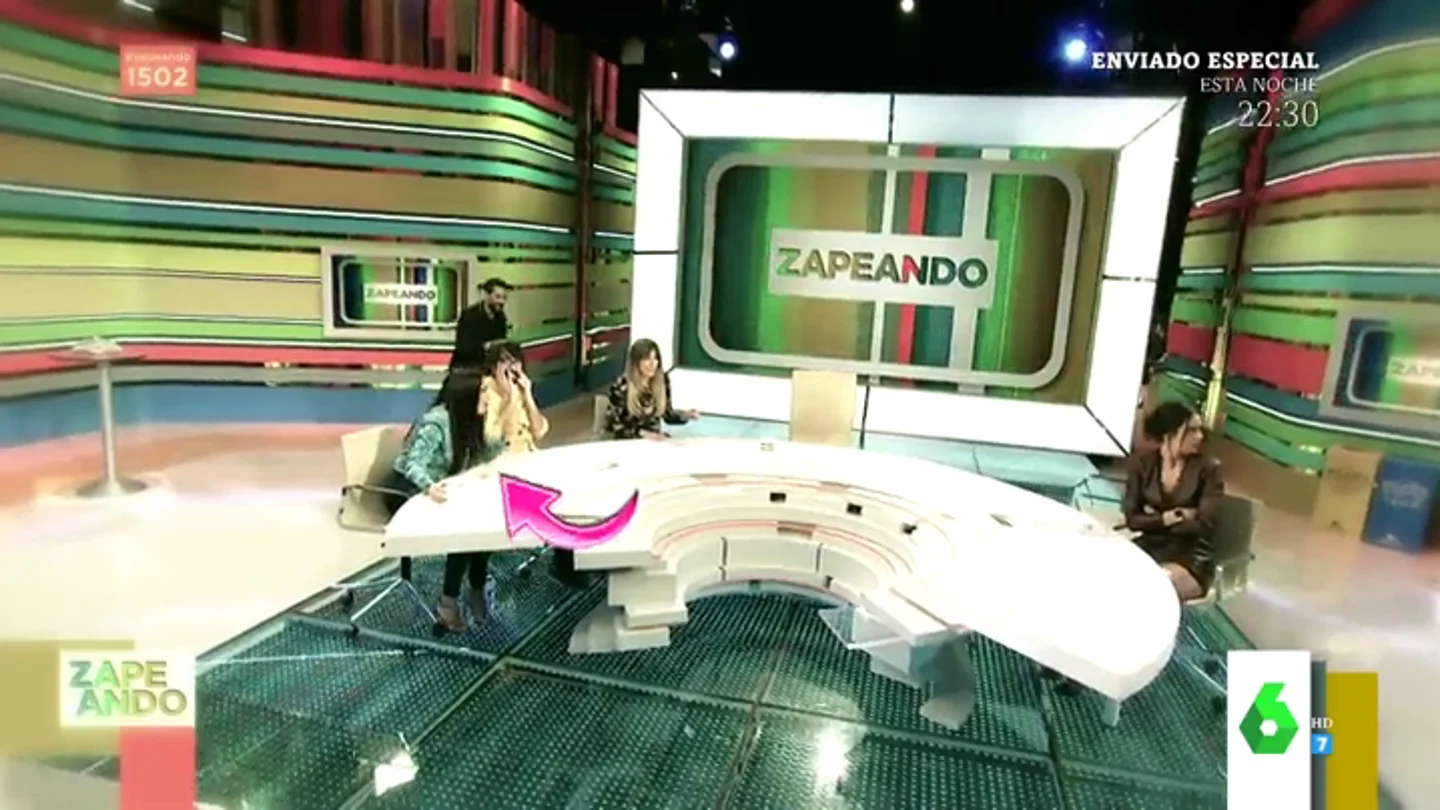 La reacción de los zapeadores al susto de Miki Nadal La reacción de los zapeadores al susto de Miki Nadal