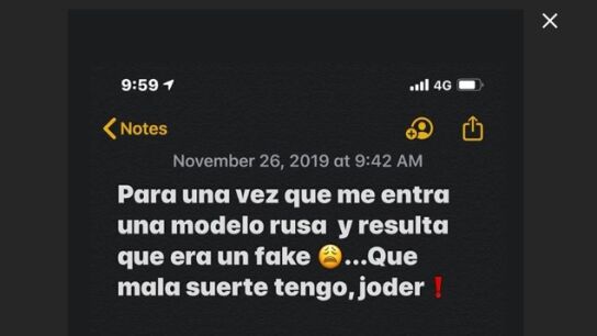 La respuesta del actor Miguel Ángel Silvestre al conocer el engaño.