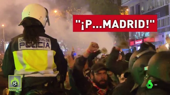 Así fue el espectacular despliegue de la policía para contener a los ultras del PSG Así fue el espectacular despliegue de la policía para contener a los ultras del PSG