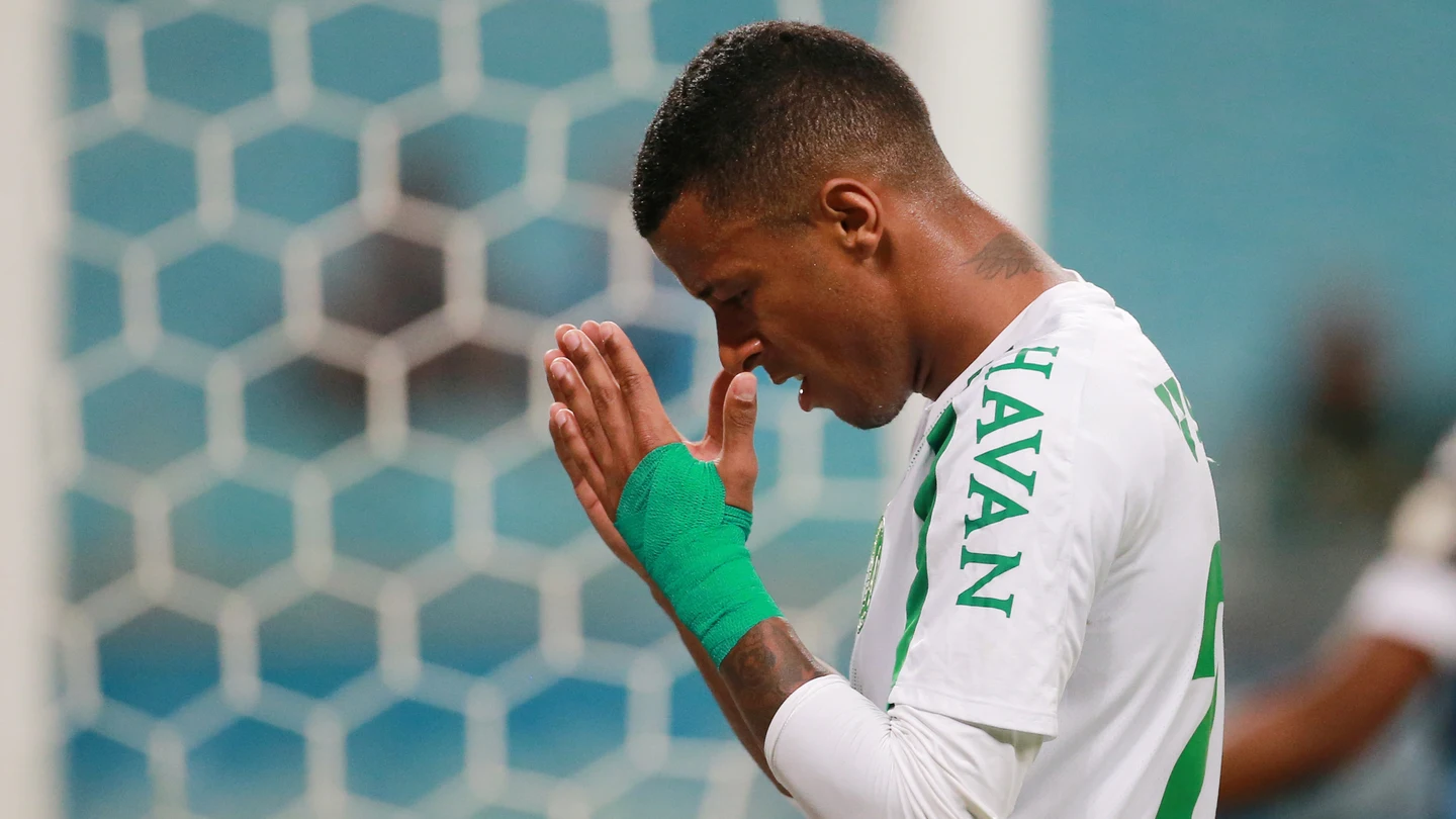 Arthur, del Chapecoense, lamenta una ocasión fallada Arthur, del Chapecoense, lamenta una ocasión fallada