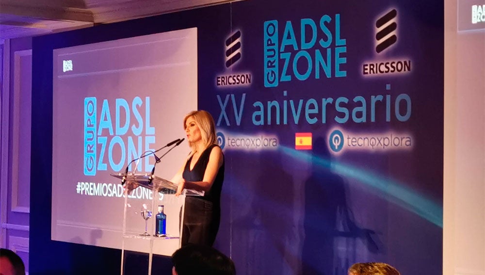 Sandra Golpe ha presentado los premios