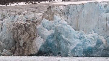 Uno de los glaciares que se avistan desde Noruega
