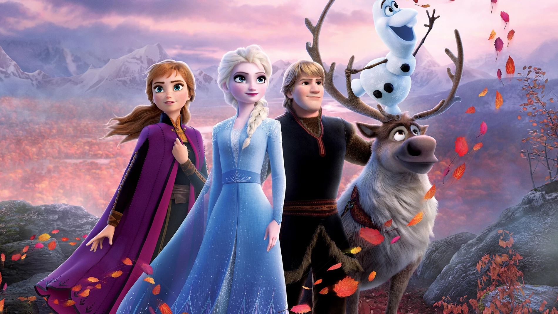 Cartel promocional de la película Frozen II