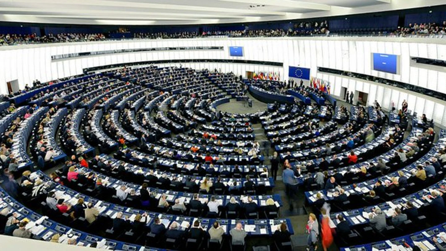 Imagen del interior del Parlamento Europeo Imagen del interior del Parlamento Europeo