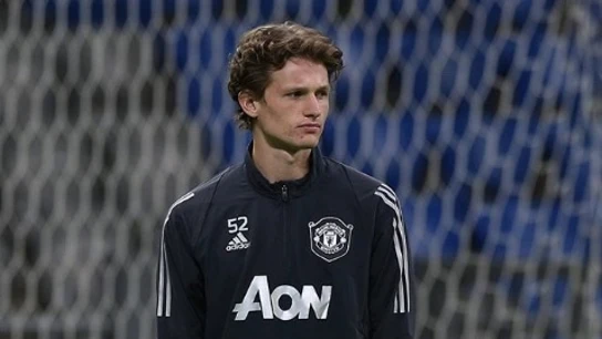 Max Taylor entrenando con el Manchester United Max Taylor entrenando con el Manchester United