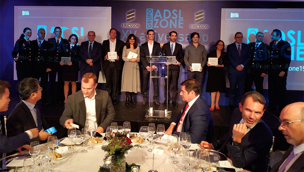 Algunos de los premiados