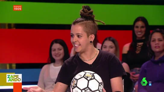 Paloma Pujol, campeona mundial de footbag Paloma Pujol, campeona mundial de footbag