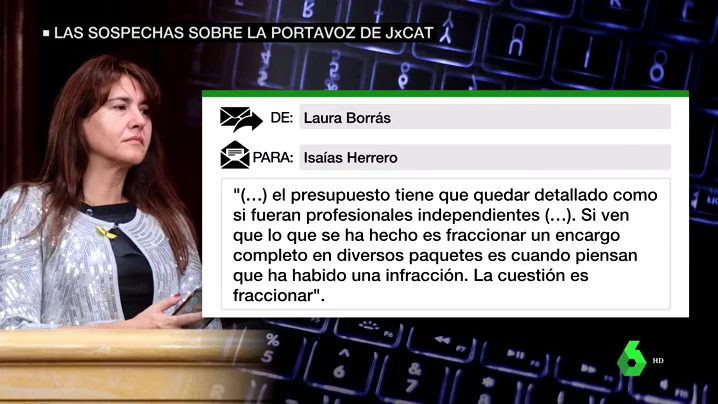 Correo de Laura Borràs