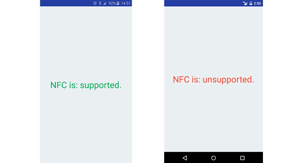 Las posibles respuestas de la app