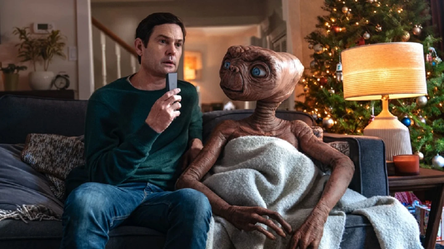 Imagen del reencuentro entre Elliot y ET Imagen del reencuentro entre Elliot y ET